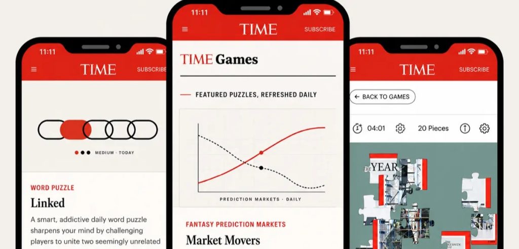 The Times and Business Inners followed the New York Times to launch the game plate.