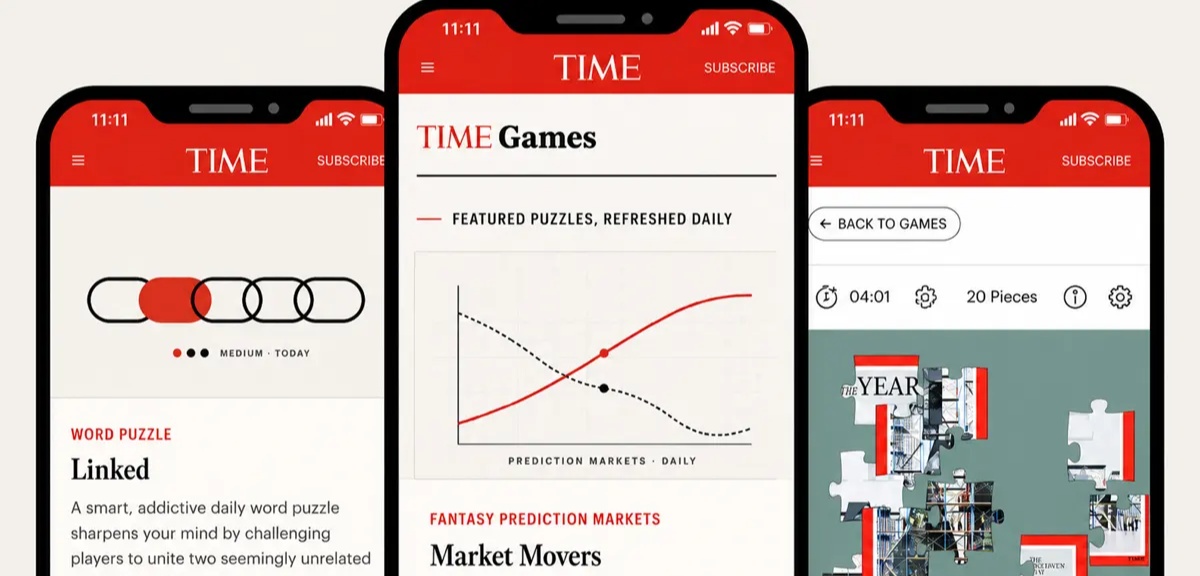 The Times and Business Inners followed the New York Times to launch the game plate.